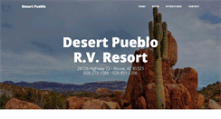 Desktop Screenshot of desertpueblorv.com